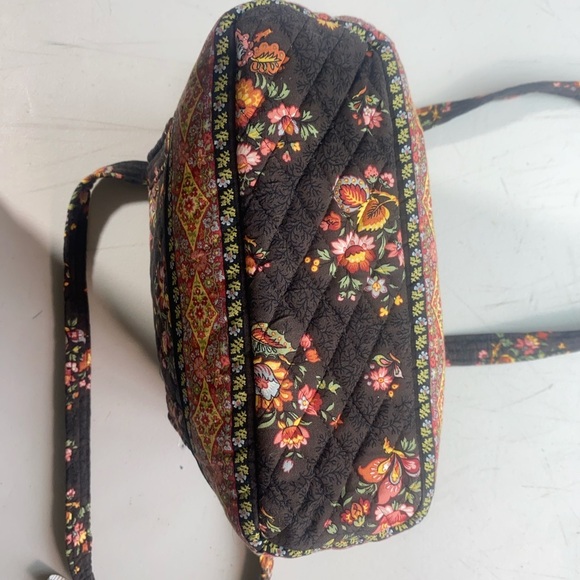 Vera Bradley Quilted Tote Bag in Fall Floral Pattern - Picture 3 of 6